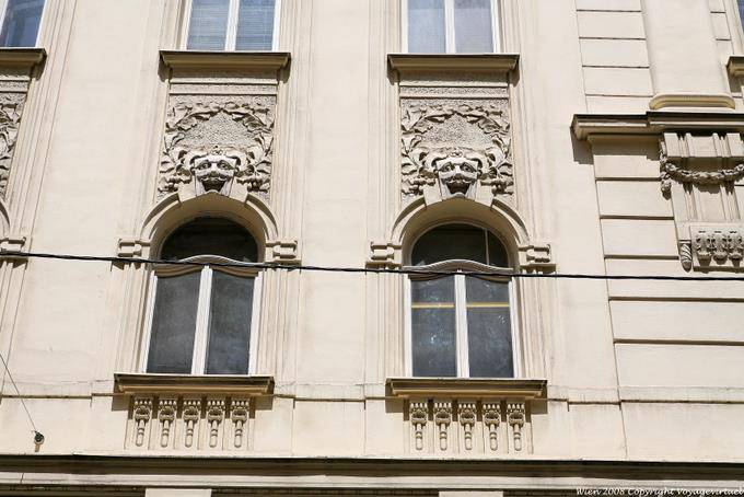 Fleischmarkt, Detail der Fassade - Wien - Österreich