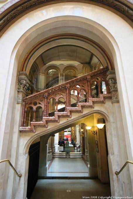 Freyung Palais Ferstel, Marmortreppe - Wien - Österreich