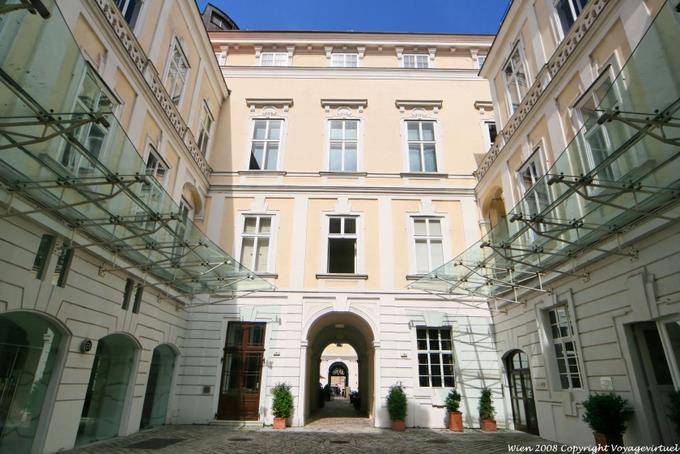 Freyung, Kinski Palace Innenhof - Wien - Österreich