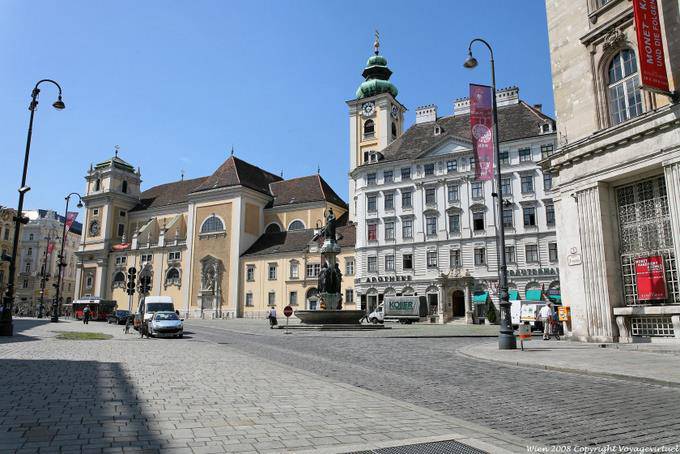 Freyung Platz, globalen Überblick - Wien - Österreich