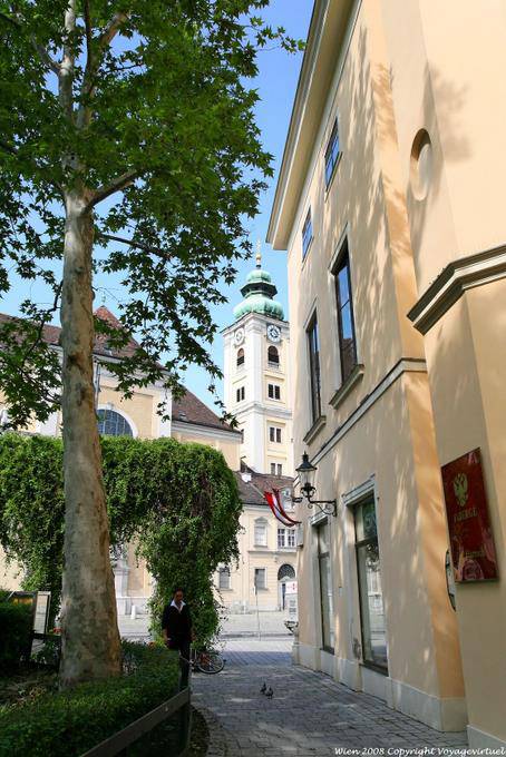 Freyung Platz, Blick von der Glockenturm Pan Park - Wien - Österreich