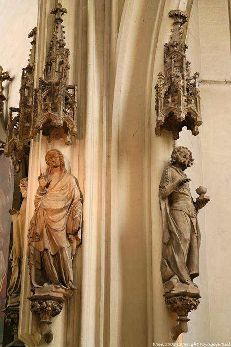 Maria Am Strand, Hochgotische Steinskulpturen - Wien - Österreich