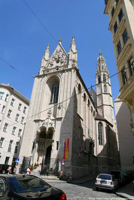 Maria Am Gestade Kirche, Gesamtansicht - Wien - Österreich