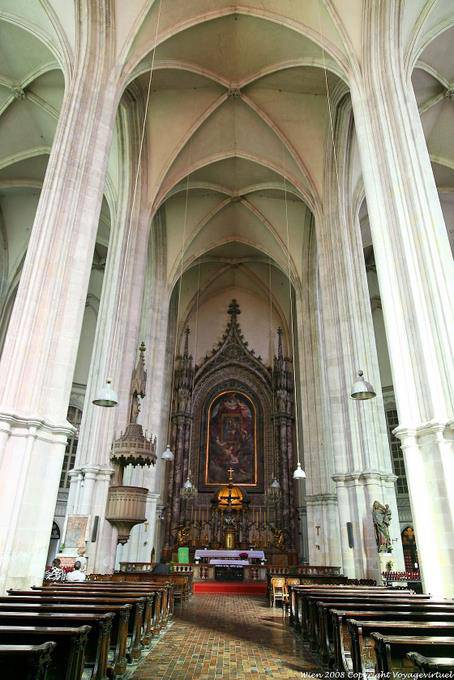 Minoritenkirche, Kirchenschiff - Wien - Österreich
