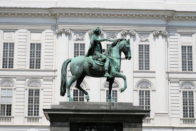 National Bibliothek, Reiterstatue Von Kaiser Joseph II - Wien - Österreich