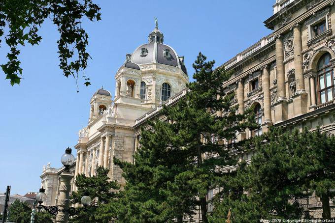 Naturhistoriches Museum seit Burgring - Wien - Österreich