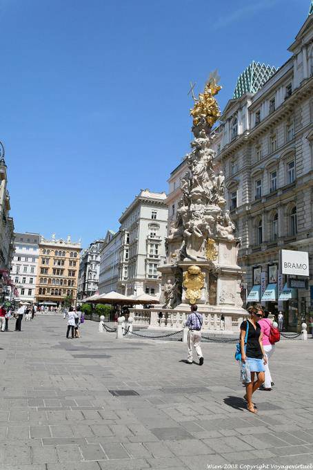 Pestssaüle, Pestsäule am Graben - Wien - Österreich