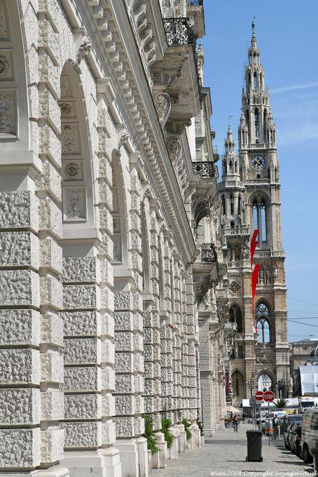 Reichsratstraße - Wien - Österreich