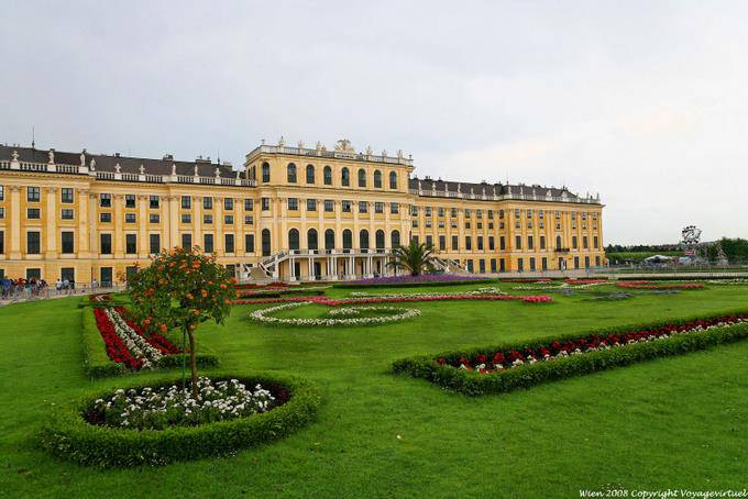 Schönbrunn, aus dem Grand Parterre - Wien - Österreich