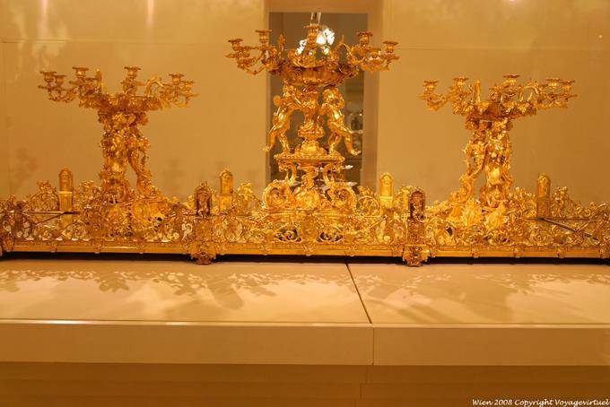 Sissi Museum, vergoldeten Kronleuchtern - Wien - Österreich