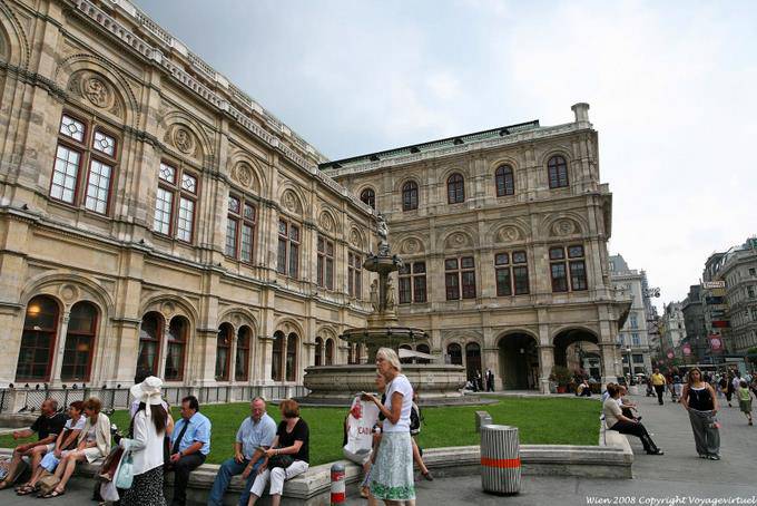 Staatsoper, Tourismus Brunnen - Wien - Österreich