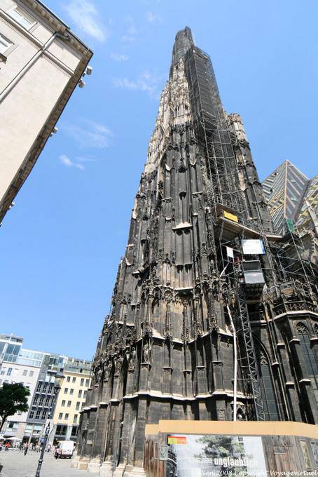 Stefansdom, Reparatur Pfeil - Wien - Österreich