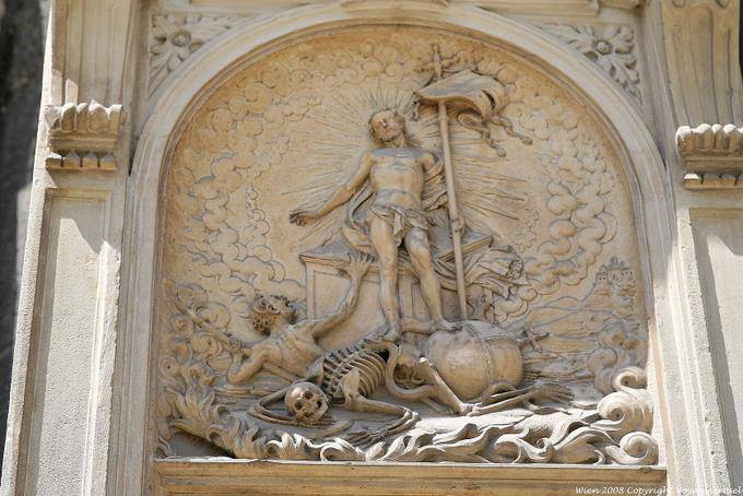 Stefansdom, Nordturm, Sieg über den Tod - Wien - Österreich