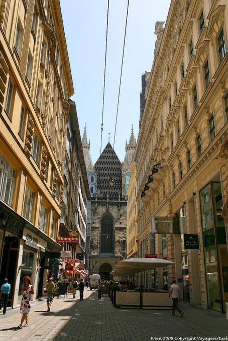 Stephansdom, Ansicht von Jasomirgasse - Wien - Österreich