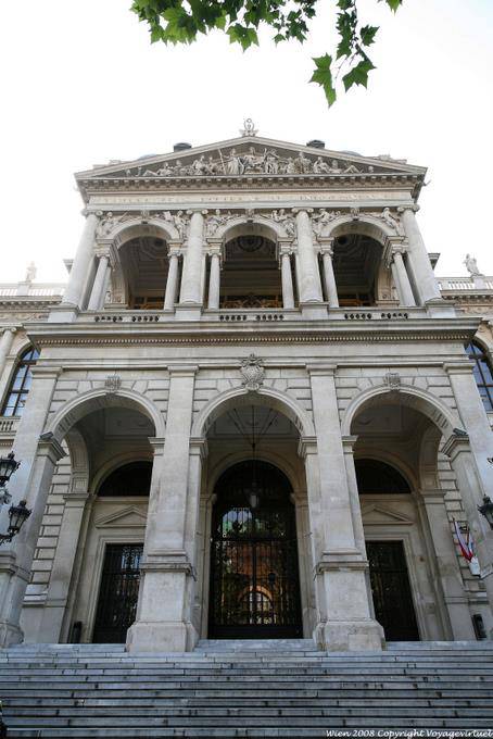 Universitas, Treppen und trat in die Fakultät - Wien - Österreich