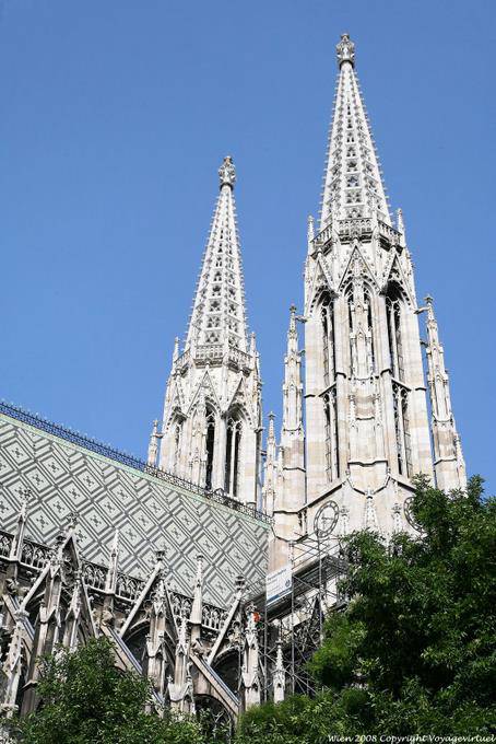 Votivkirche, neugotischen Türmen, Slimline Towers - Wien - Österreich