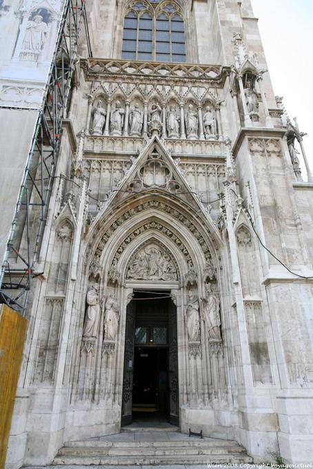 Votivkirche, Eingangstor - Wien - Österreich
