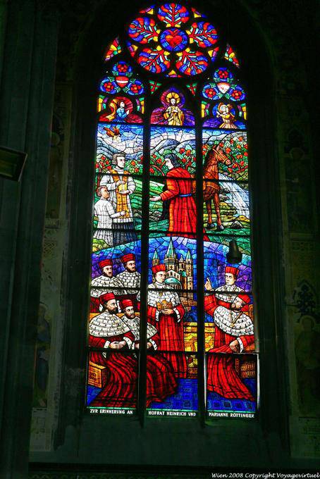 Votivkirche, Buntglas durch Rottinger angeboten - Wien - Österreich