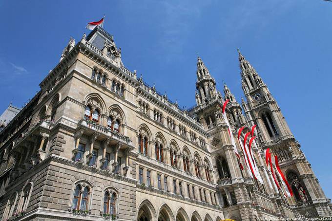 Wiener Rathaus, Belfried Landschaft - Wien - Österreich