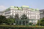 Währingerstraße seit Sigmund Freud Park, Wien - Österreich.