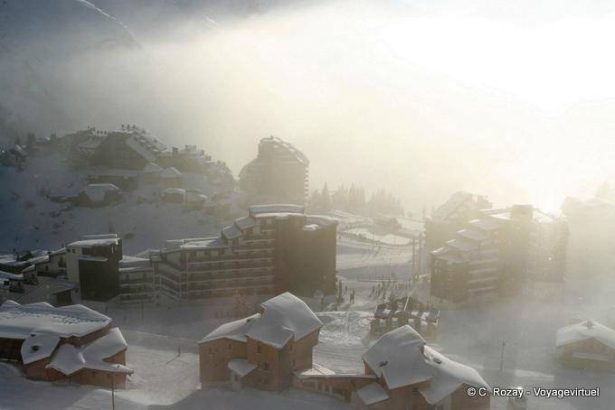 Gefiltert Glühen, Avoriaz - Alpen, Frankreich