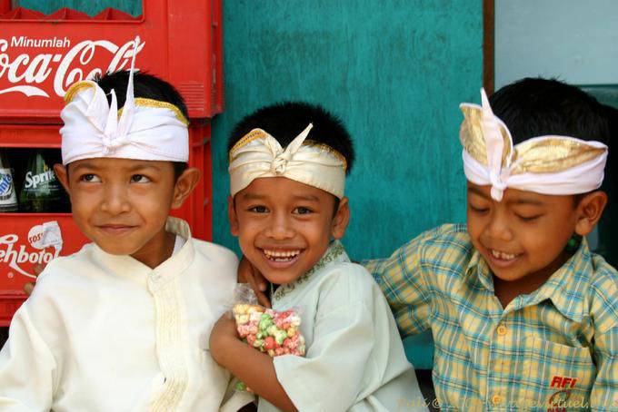 Lachende Kinder, Bangli - Bali