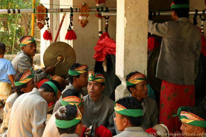 Musiker warten, Bangli - Bali