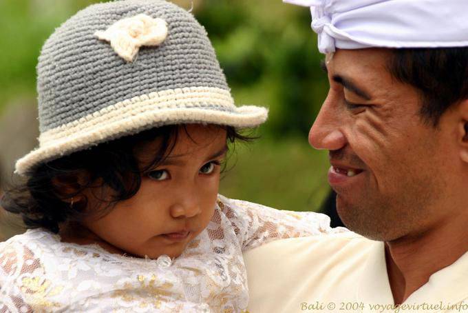 Der Vater und Kind, Pura Besakih - Bali