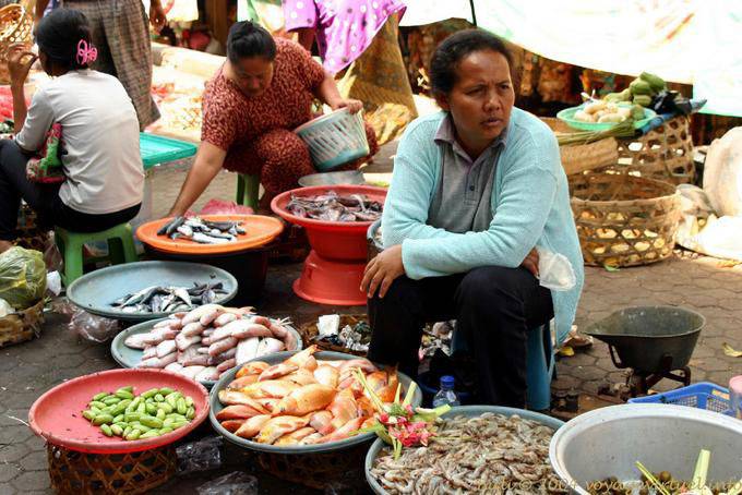 Gianyar, Fischhändler - Bali