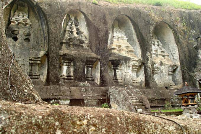 Mausoleums des Königs Anak Wungsu und seine Favoriten, Gunung Kawi - Bali