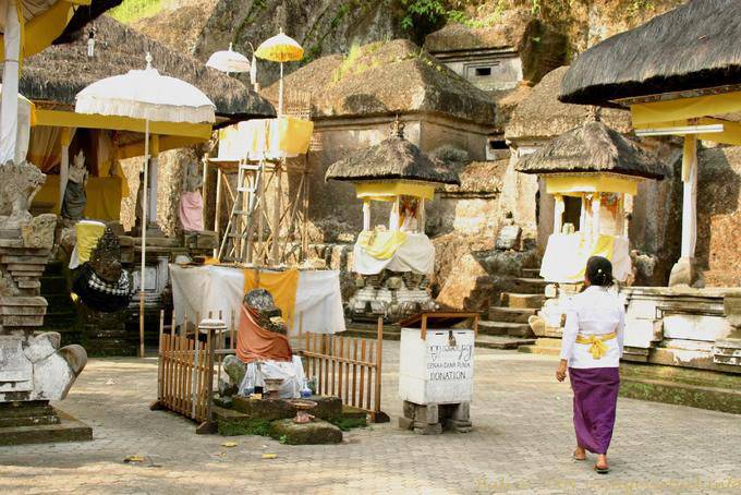 Pavillions des zweiten Hof, Gunung Kawi - Bali