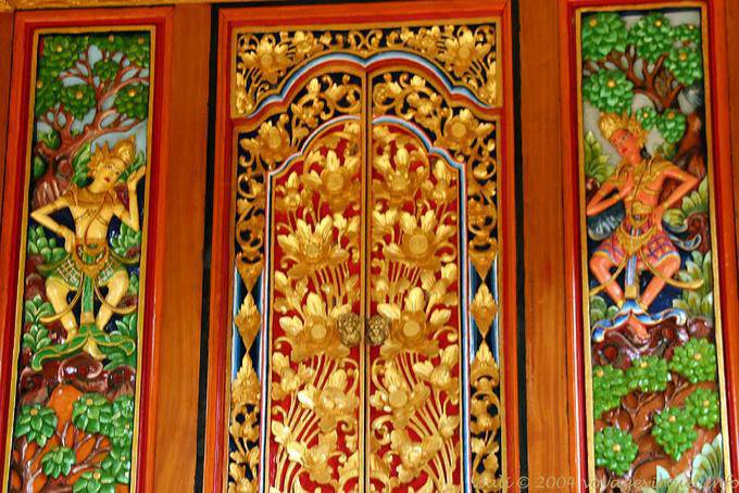 Bunte tür Kehen Temple - Bali