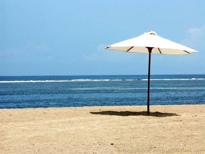 Allein am Strand, Nusa Dua - Bali