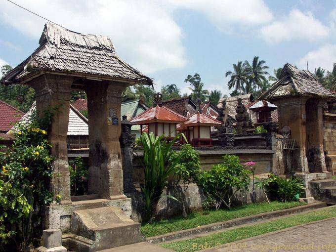 Traditionelle balinesische Architektur, Penglipuran - Bali