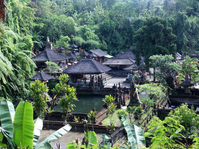 Blick auf das Heiligtum Pura Gunung Kawi - Bali
