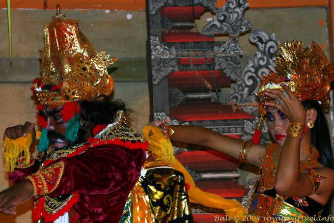 Ramayanesque heftigen Kampf, Tanz Ramayana Nusa Dua - Bali