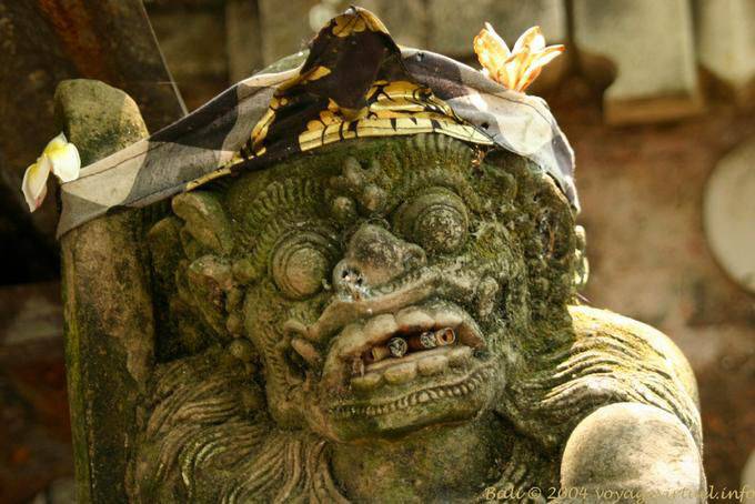 Abbildung ungeheuerlich Kippen, Rambut Siwi Temple - Bali