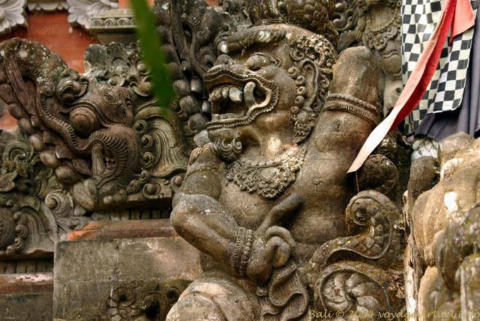 Ausschnitt aus dem Palast von Ubud - Bali