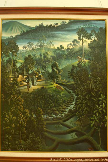 Balinesischen Landschaftsmalerei, Ubud - Bali