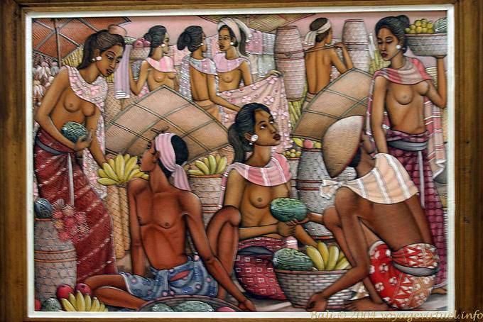 Tabelle Markt, Museum Ubud - Bali