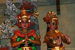 Agile Tänzerin Finger Ramayana Nusa Dua, Bali.