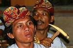 Grüße Ramayana Tanzmusiker, Bali.