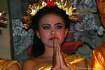 Gebet dancer Ramayana, Bali.