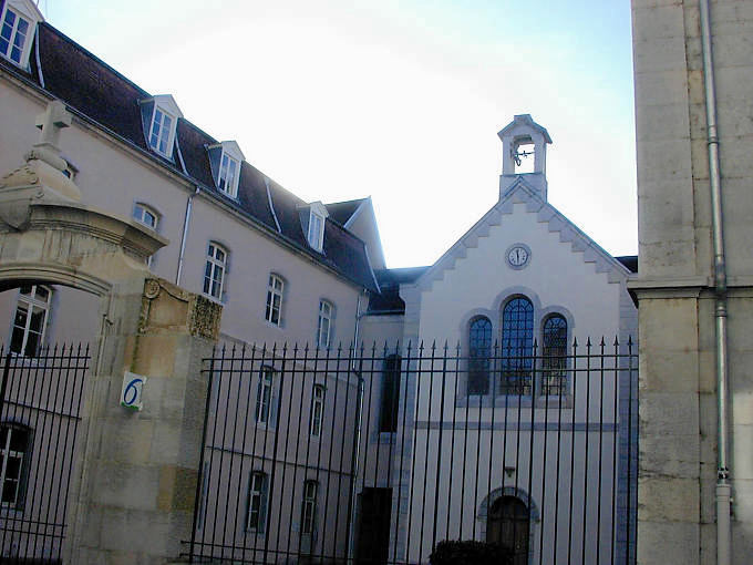 Besançon, Gebäude in der Straße Mégevand - Frankreich