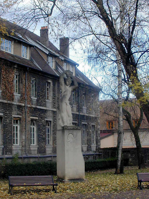 Besançon Platz in der Straße Sarrail - Frankreich