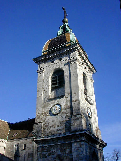 Besançon, Glockenturm der Kathedrale Saint-Jean - Frankreich