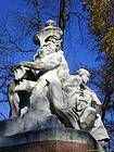 Besançon, Statue in Granvelle, Frankreich.