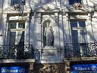 Besançon, statue in straße Präfektur, Frankreich.