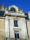 Besançon, Detail von einer anderen Front, Tür Präfektur, Frankreich.