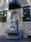 Besançon, Bacchus Fontaine, Grande Rue, Frankreich.